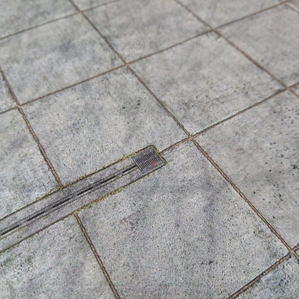 Streckendetail – Damit das Wasser abfließen kann