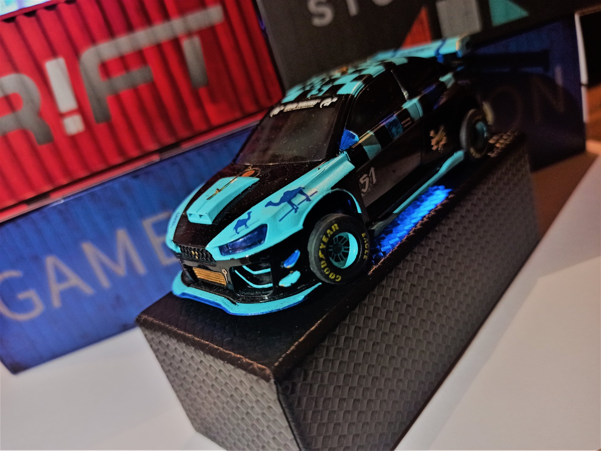 🖤💙D1 Schwarz-Blau mit Ubb.